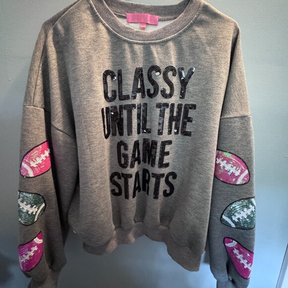 Simply Southern Football Sweatshirt - Picture 1 of 3